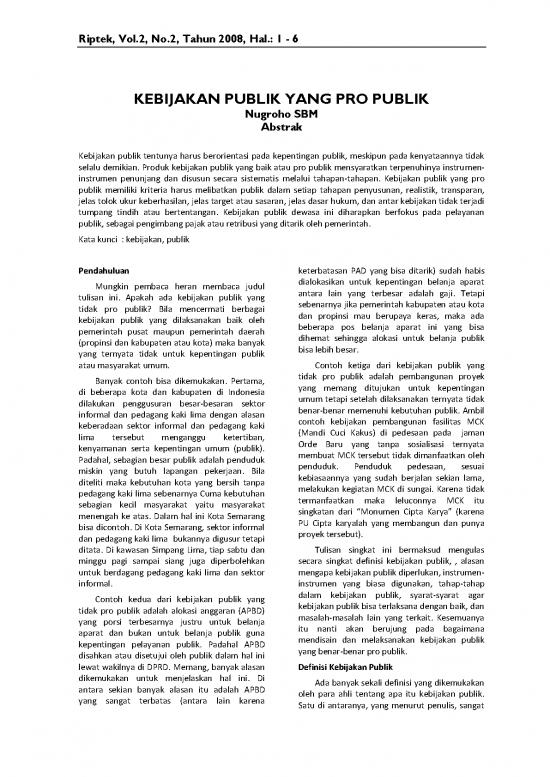 picture_Hukum Pdf 39493 | Kebijakan Publik Yang Pro Publik   Nugroho Sbm