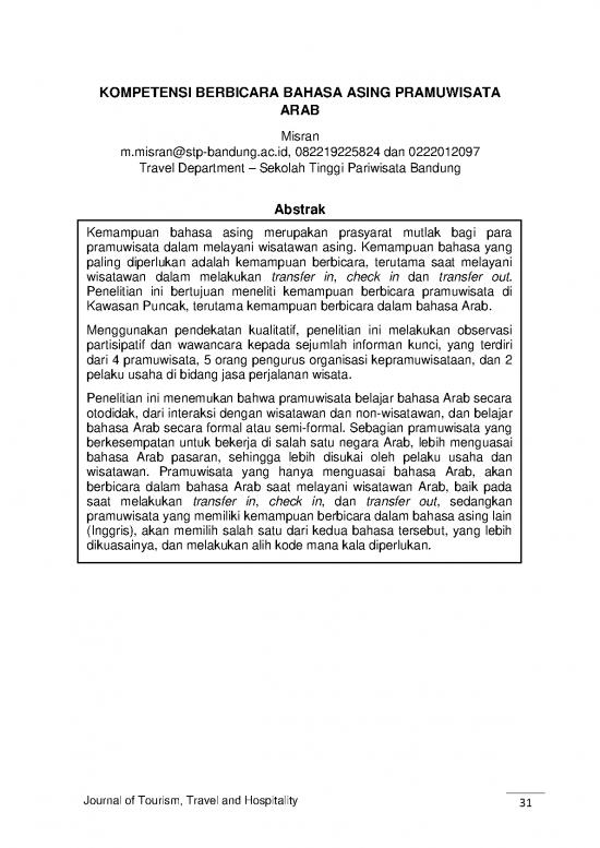 picture_Penelitian Kualitatif Pdf 39909 | Kompetensi Berbicara Bahasa Asing Pramuwisata Arab