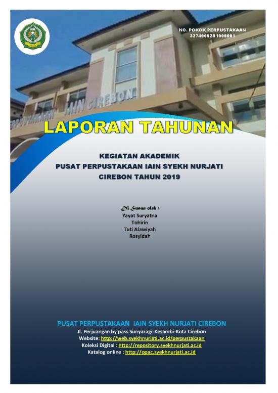 picture Contoh Laporan Perpustakaan 39448 | Laporan Tahunan 2019