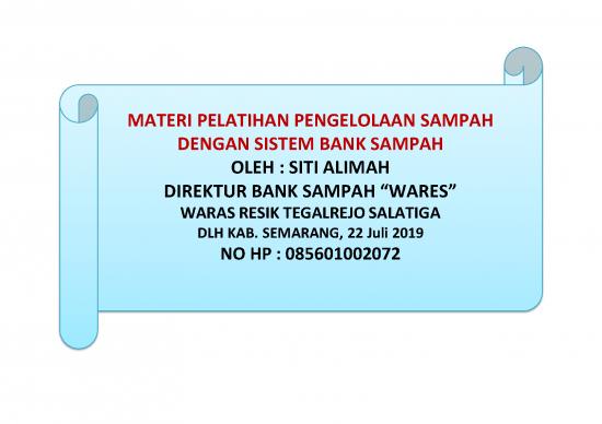 picture Bank Sampah Pdf 38965 | Materi Bu Alimah Bank Sampah 19
