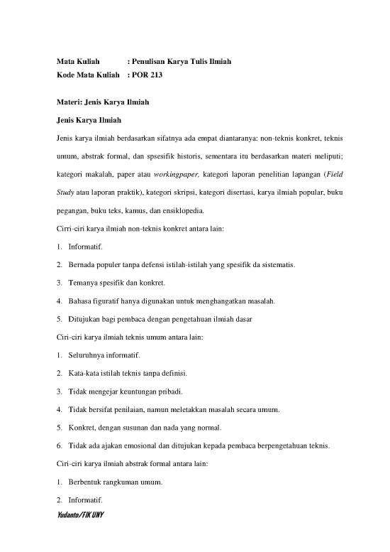 picture Contoh Laporan Penelitian 39850 | Materi Pki Jenis Karya Ilmiah