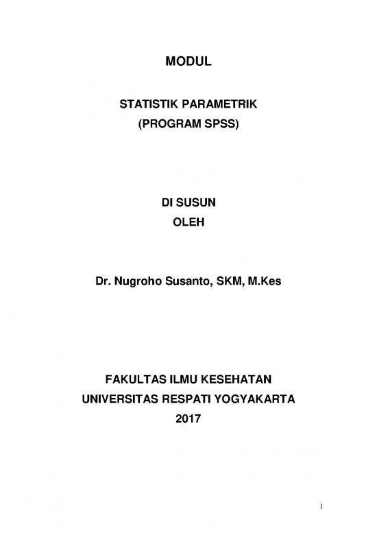 picture_Statistik Pdf 39991 | Modul Statistik Parametrik Dan Aplikasi Dengan Sofware