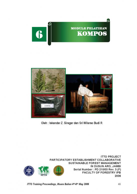 picture Kimia Anorganik Pdf 39208 | Module Pelatihan Kompos, Iskandar  Siregar Dan Sri Wilarso Budi R