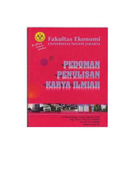 picture Ekonomi Pdf 39608 | Pedoman Penulisan Karya Ilmiah 0