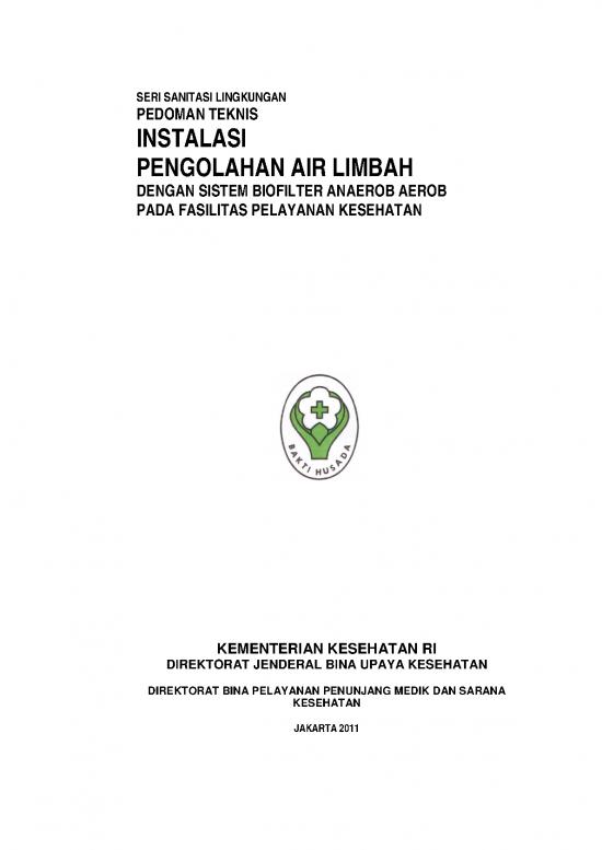 picture Kimia Lingkungan Pdf 38916 | Pedoman Teknis Ipal 2011