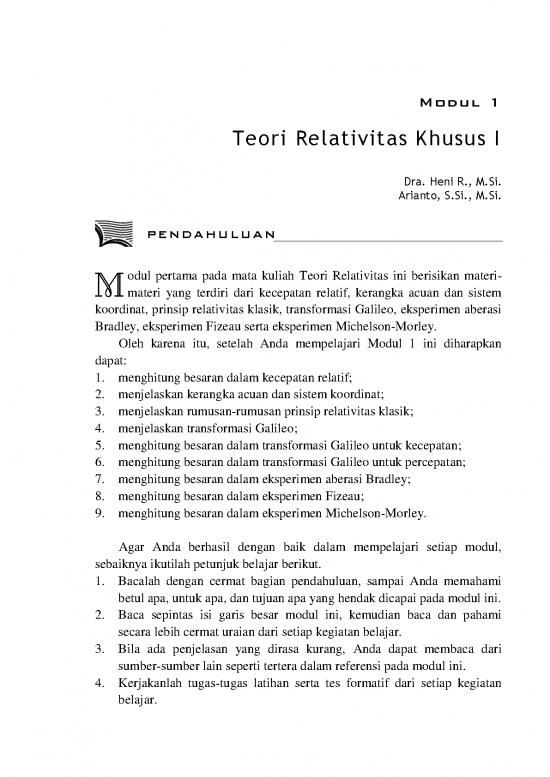 picture Teori Relativitas Khusus Pdf 38482 | Pefi4525 M1