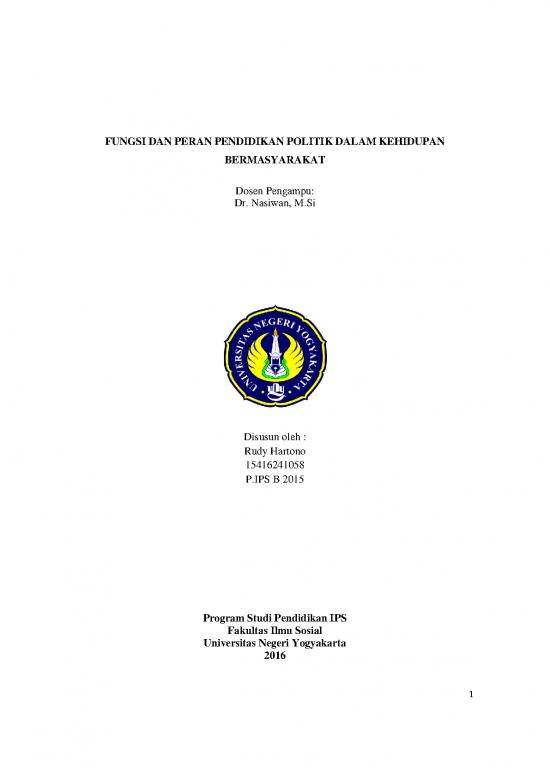 picture Pengantar Ilmu Politik Pdf 38560 | Pendidikan Politik Upload