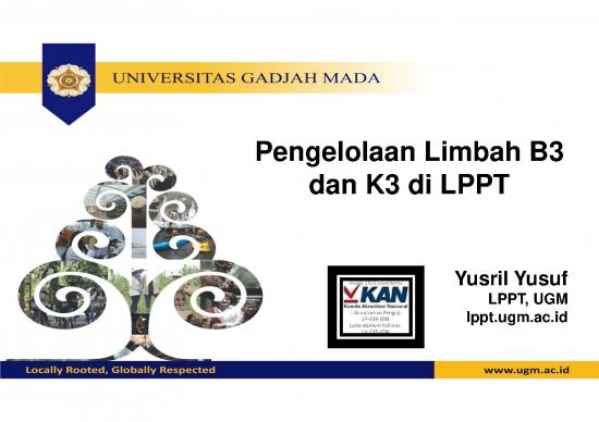 picture Kimia Lingkungan Pdf 39171 | Pengelolaan Limbah B3 Dan K3 Lppt Ugm 1
