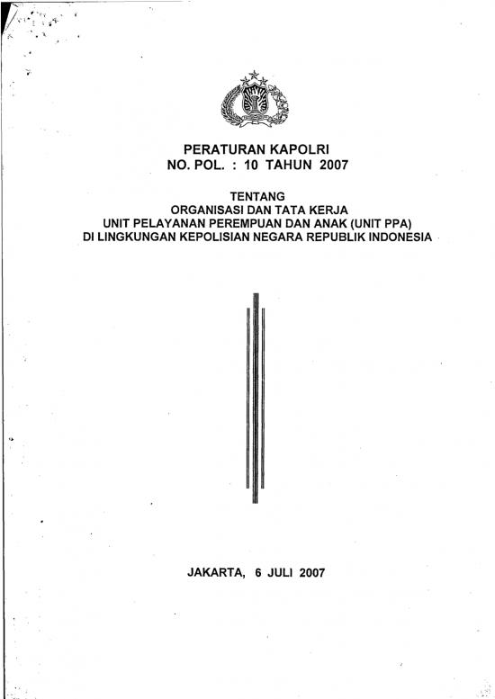 picture1_Hukum Pdf 38981 | Peraturan Kapolri 10 Th 2007 Unit Pppa