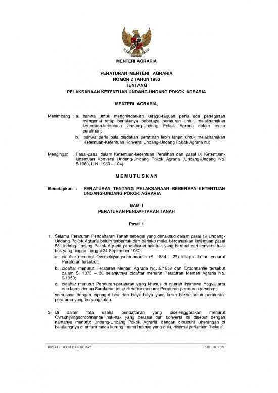 picture_Undang Undang Pokok Agraria Pdf 39912 | Peraturan Menteri Agraria Nomor 2 Tahun 1960 Ttg Pelaksanaan Ketentuan Undang Undang Pokok Agraria