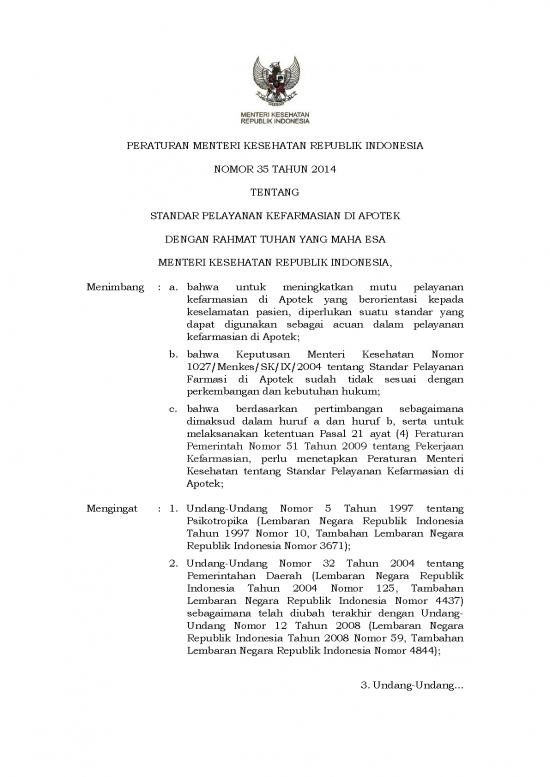 picture1_Hukum Pdf 39255 | Pmk N 35 Ttg Standar Pelayanan Kefarmasian Di Apotek