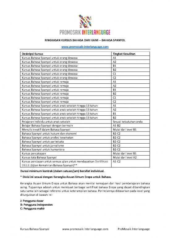 picture_Belajar Bahasa Spanyol Pdf 39898 | Ringkasan Kursus Bahasa Spanyol