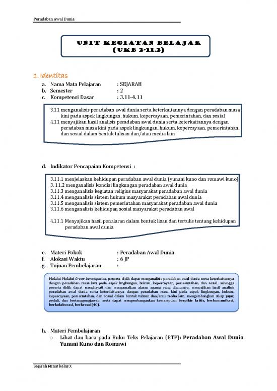 picture_Hukum Pdf 39420 | Sejarah Minat Kls X B 1 Peradaban Awal Dunia