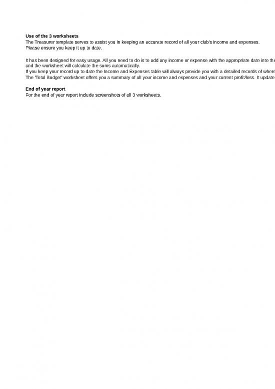 picture1_Spreadsheet For Expenses 40658 | Treasurers Report Template