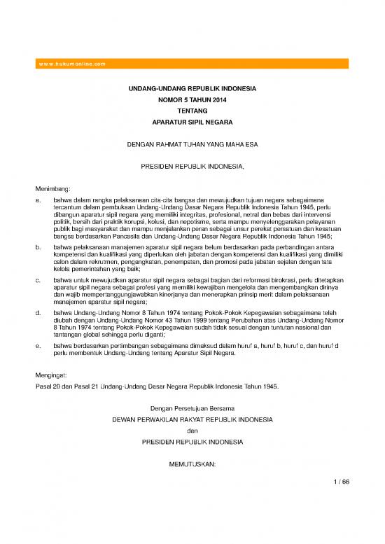 picture Undang Undang Asn Terbaru Pdf 39926 | Uu No 5 Pdf