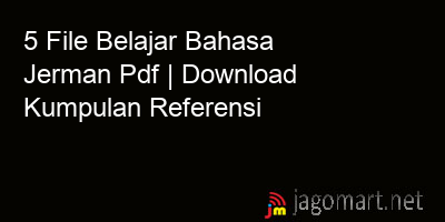 picture 5 File Belajar Bahasa Jerman Pdf | Download Kumpulan Referensi