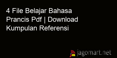 picture 4 File Belajar Bahasa Prancis Pdf | Download Kumpulan Referensi