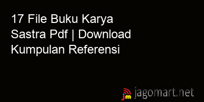 picture 17 File Buku Karya Sastra Pdf | Download Kumpulan Referensi