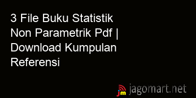 picture 3 File Buku Statistik Non Parametrik Pdf | Download Kumpulan Referensi