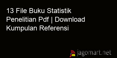 picture 13 File Buku Statistik Penelitian Pdf | Download Kumpulan Referensi