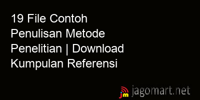 picture 19 File Contoh Penulisan Metode Penelitian | Download Kumpulan Referensi