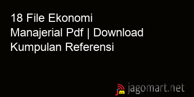 picture 18 File Ekonomi Manajerial Pdf | Download Kumpulan Referensi