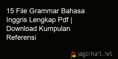 picture 15 File Grammar Bahasa Inggris Lengkap Pdf | Download Kumpulan Referensi