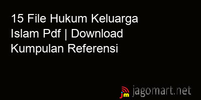 picture 15 File Hukum Keluarga Islam Pdf | Download Kumpulan Referensi