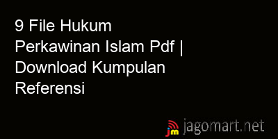 picture 9 File Hukum Perkawinan Islam Pdf | Download Kumpulan Referensi
