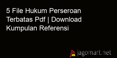 picture 5 File Hukum Perseroan Terbatas Pdf | Download Kumpulan Referensi