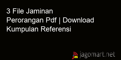 picture 3 File Jaminan Perorangan Pdf | Download Kumpulan Referensi