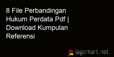 picture 8 File Perbandingan Hukum Perdata Pdf | Download Kumpulan Referensi