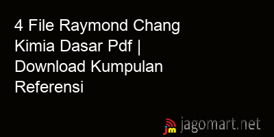 picture 4 File Raymond Chang Kimia Dasar Pdf | Download Kumpulan Referensi