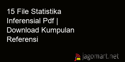 picture 15 File Statistika Inferensial Pdf | Download Kumpulan Referensi
