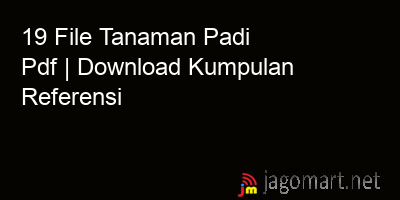 picture 19 File Tanaman Padi Pdf | Download Kumpulan Referensi