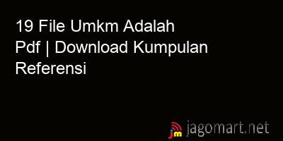 picture 19 File Umkm Adalah Pdf | Download Kumpulan Referensi