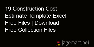 picture 19 Construction Cost Estimate Template Excel Free Files | Download Free Collection Files