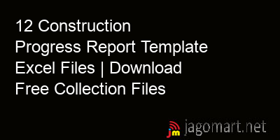 picture 12 Construction Progress Report Template Excel Files | Download Free Collection Files