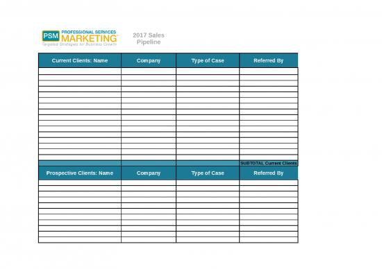 picture Business Spread Sheet 41803 | 2017 Sales Pipeline