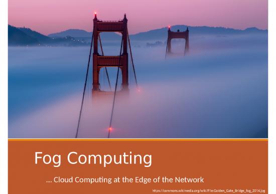 picture Planning Spreadsheet 42346 | 27 Fog Computing