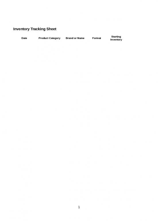 picture Cost Tracking Spreadsheet 42157 | 5fa47356c2a53267dd33814a Bluecart Free Inventory Sheet