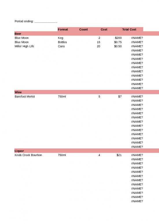 picture Cost Sheet Format In Excel 42121 | 6036b7392abe50497ecbaf41 Full Bar Liquor List