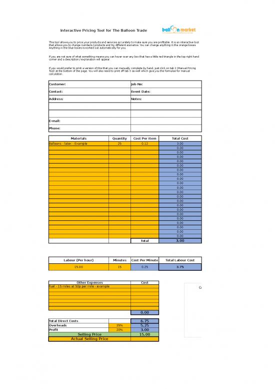 picture1_Excel Sample Sheet 42196 | Balloon Market Interactive Pricing Tool