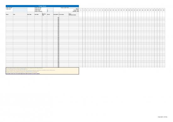 picture Budget Spreadsheet 42140 | Basic Gantt Chart