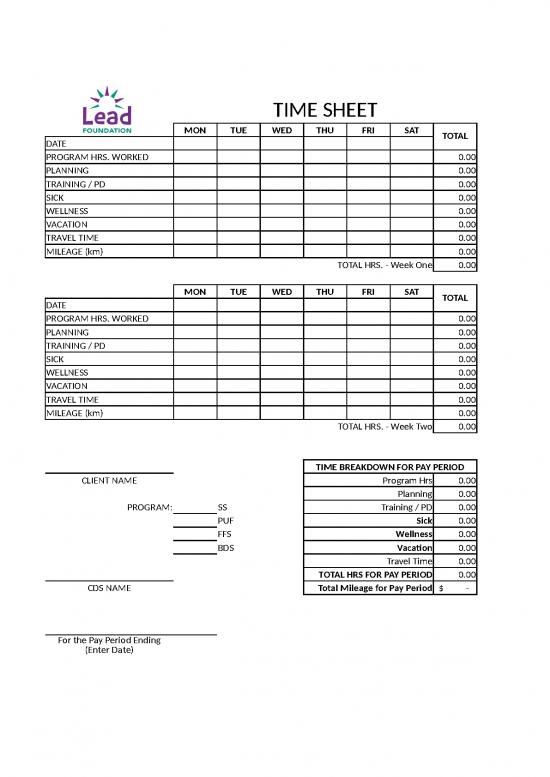 picture Excel Sample Sheet 41448 | Cds Timesheet 2018