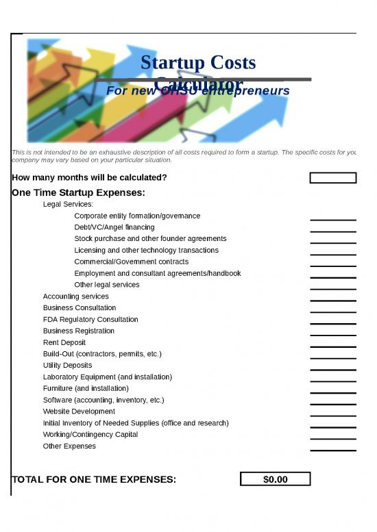 picture1_Spreadsheet For Expenses 40757 | Ce Startup Costs Calculator R19jan21