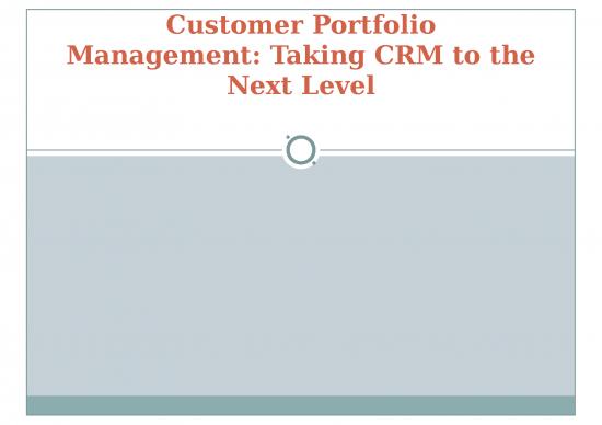 picture Portfolio Spreadsheet 42435 | Customer Portfolio Management