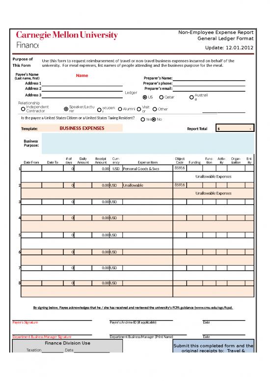 picture Business Expense Spreadsheet 40708 | Er Nonemp Rpt