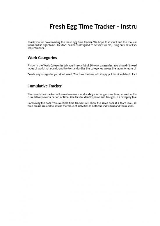 picture_Excel Sample Sheet 41736 | Fresh Egg Time Tracker