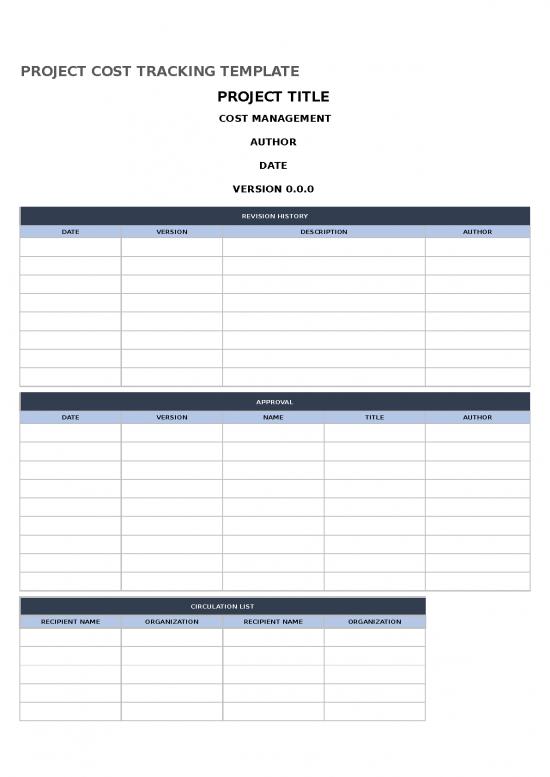 picture Estimate Template Excel 40780 | Ic Project Cost Tracking 11369